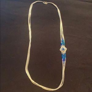 5 Strand Sterling Silver Necklace